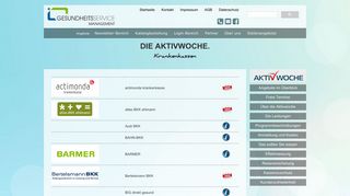 Gesundheitsservice Management GSM GmbH: Aktivwoche ...