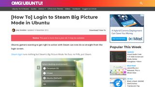 [How To] Login to Steam Big Picture Mode in Ubuntu - OMG! Ubuntu!