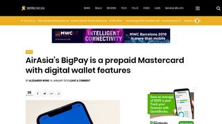 AirAsia's BigPay is a prepaid Mastercard with digital wallet features ...