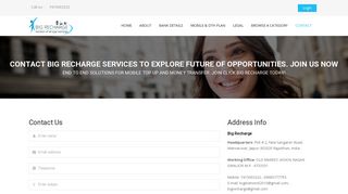 Contact Big Recharge services to explore future of opportunities. Join ...