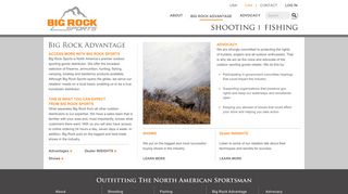 Advantages - Big Rock Sports • Wholesale Shooting, Fishing and ...