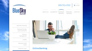 Online Banking - Blue Sky Bank