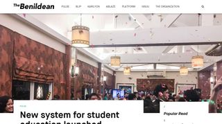 New system for student education launched - The Benildean | The ...
