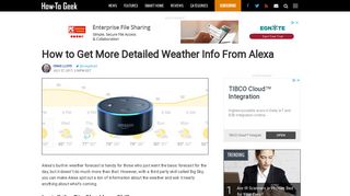 How to Get More Detailed Weather Info From Alexa