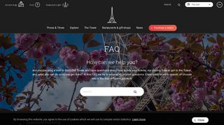 I can't log on to my ticket account - The OFFICIAL Eiffel Tower w