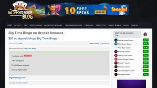 Big Time Bingo no deposit bonus codes - Casino Bonus