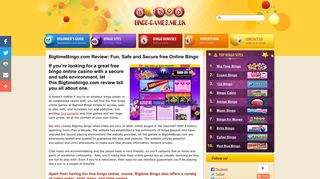 Big Time Bingo - Free bingo online