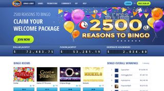 Online Bingo - Play Online Bingo Games - Free $25 Only at BingoHall