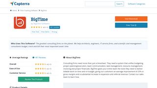 BigTime Reviews and Pricing - 2019 - Capterra