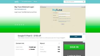 mail.bigtuna.com - Big Tuna Webmail Login - Mail Big Tuna - Sur.ly