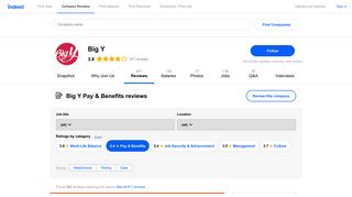 Working at Big Y: 203 Reviews about Pay & Benefits | Indeed.com