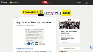 Big Y hires for Shelton, Conn., store | masslive.com