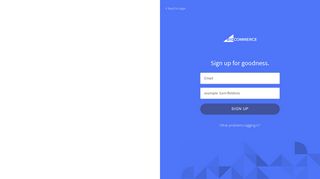 Sign up for goodness. - Log In - BigCommerce