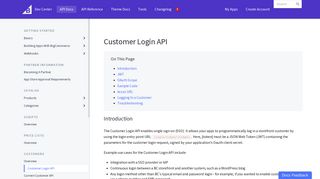 Customer Login API - Customers - API Docs - BigCommerce Dev ...