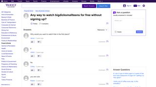 Any way to watch bigdicksmallteens for free without signing up ...