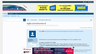 Bigflix and Dishonline ID | SatelliteGuys.US