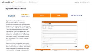 Bigfoot CMMS Software - UPDATED 2019 Reviews, Pricing & Demo