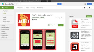 BigFoot Java Rewards - Apps on Google Play