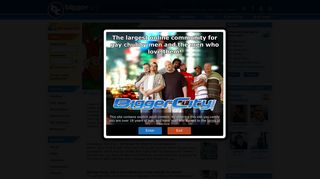 BiggerCity: The web community for gay chubby men, bears and chasers!