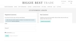 Customer Login - Biggie Best