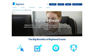 Document Template Management Software - BigHand Create