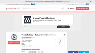 Team National / Bign.com Customer Service, Complaints and Reviews