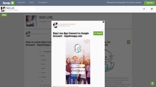 Bigo Live App Connect vs Google Account - bigol... - Scoop.it