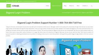 Bigpond Login Problem Support Number 1-800 ... - Aus Email Support