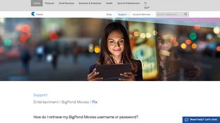 Telstra - How do I retrieve my BigPond Movies username or password ...