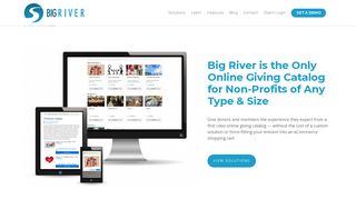 Online Giving Catalog for Nonprofit Fundraising | Big River Online