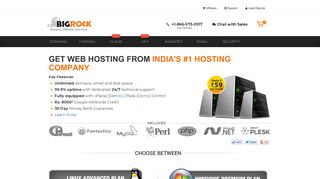 Web Hosting - #1 Website Hosting Services Provider | BigRock.com