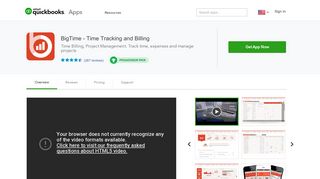 BigTime - Time Tracking and Billing | QuickBooks App Store