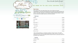 Services - Bijou, a gem of a little salon (Skaneateles, NY)