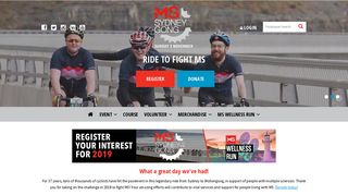 MS Sydney Wollongong Charity Bike Ride | Cycling Event NSW