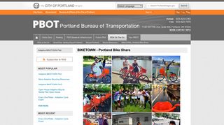 BIKETOWN - Portland Bike Share | The City of Portland, Oregon