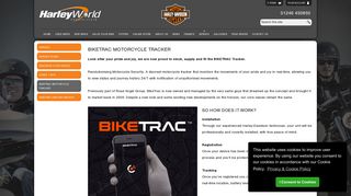 BIKETRAC Motorcycle Tracker - Harley-Davidson Chesterfield
