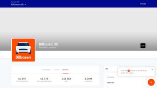 Bilbasen - android app – Bilbasen.dk Online Statistics