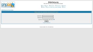 Bilderberg.org :: Log in
