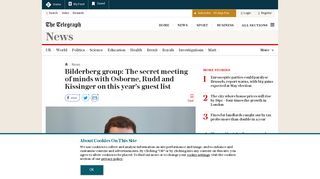 Bilderberg group: The secret meeting of minds with Osborne, Rudd ...