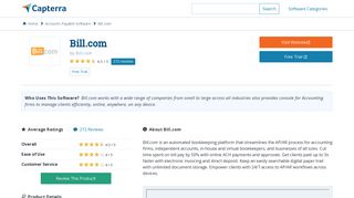 Bill.com Reviews and Pricing - 2019 - Capterra