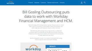 Bill Gosling Outsourcing puts data to work with Workday Financial ...