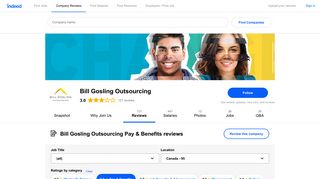 Working at Bill Gosling Outsourcing: Employee Reviews about Pay ...