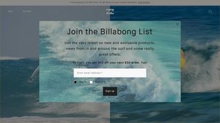 My Account - Register | Billabong US