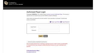 QuikPAY(R) Authorized Payer Login