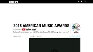 Vote for Top Social Artist - Billboard Music Awards 2018 | Billboard