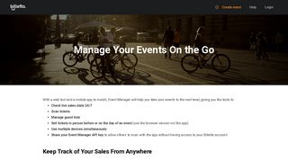 Manage Your Events On the Go - Billetto