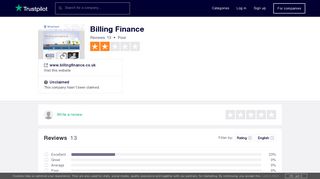 Billing Finance Reviews | Read Customer Service Reviews of www ...