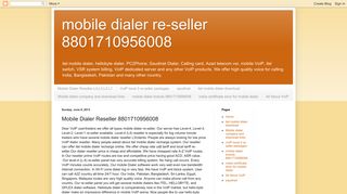 mobile dialer re-seller 8801710956008: Mobile Dialer Reseller ...