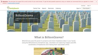 BillionGraves — FamilySearch.org