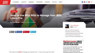How to Use Mint Bills to Manage Your Bills Like a Pro - MakeUseOf